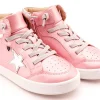 Old Soles Girl's 1003 Starling Casual Shoes - Pearlised Pink / Silver / Silver / White Sole Online