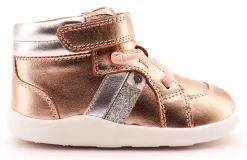 Old Soles Girl's 8044 Tar Ground Casual Shoes - Copper / Silver / Glam Argent Hot