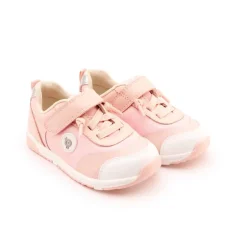 Old Soles Girl's 2105 Team Kix Casual Shoes - Powder Pink / Silver / White Powder Pink Sole Online