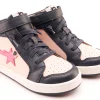 Old Soles Girl's 1007 Team-Star Casual Shoes - Powder Pink / Neon Pink Sale