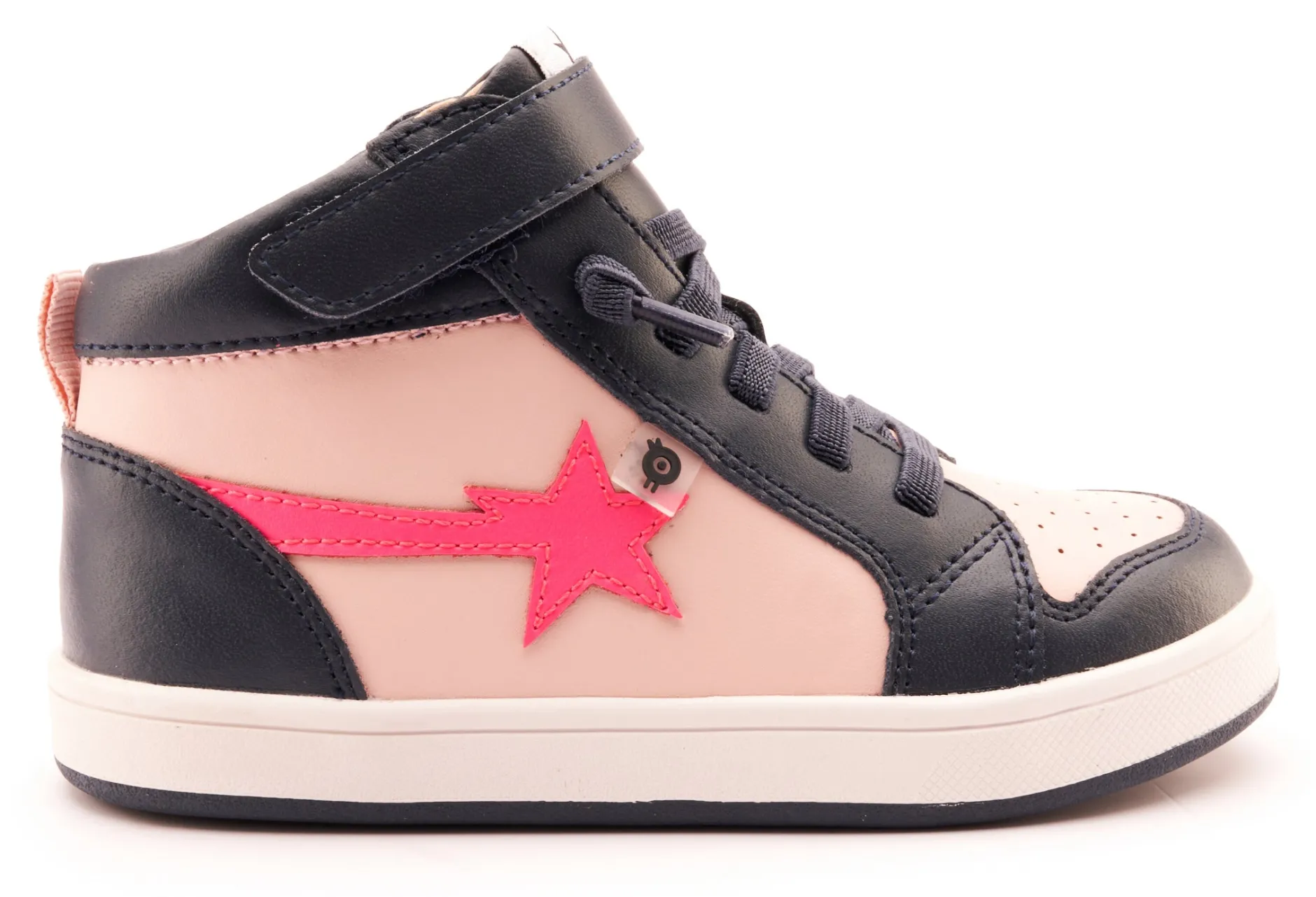 Old Soles Girl's 1007 Team-Star Casual Shoes - Powder Pink / Neon Pink Sale