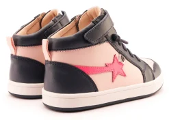 Old Soles Girl's 1007 Team-Star Casual Shoes - Powder Pink / Neon Pink Sale