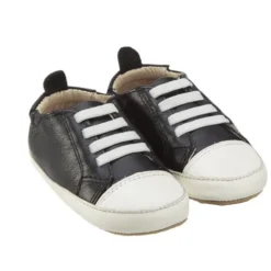 Old Soles Girl's and Boy's 106RT Eazy Jogger Casual Shoes - Black / Snow Hot