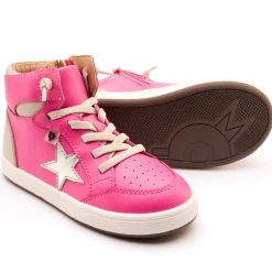 Old Soles Girl's and Boy's Starling Casual Shoes - Rosy / Gris / Silver Outlet