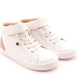 Old Soles Girl's and Boy's 1011 Sneaksta Rainbow Casual Shoes - Snow / Copper / Glam Argent Clearance