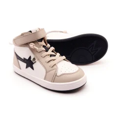 Old Soles Girl's and Boy's 1007 Team-Star Casual Shoes - Snow / Gris / Navy Outlet