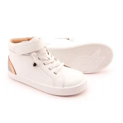Old Soles Girl's and Boy's 1011 Sneaksta Rainbow Casual Shoes - Snow / Copper / Glam Argent Clearance