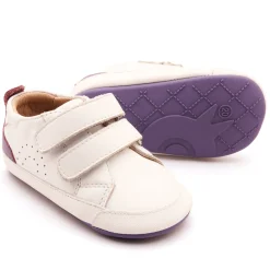 Old Soles Girl's Baby Tot Casual Shoes - Snow / Lavender Sale
