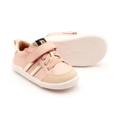Old Soles Girl's Bowler Ground Casual Shoes - Powder Pink / Gold / Snow Sale