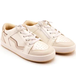 Old Soles Girl's Field Runner Casual Shoes - Nacardo Blanco / Vanilla / Gold New