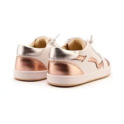Old Soles Girl's Field Runner Casual Shoes - Snow / Copper / Silver Fashion