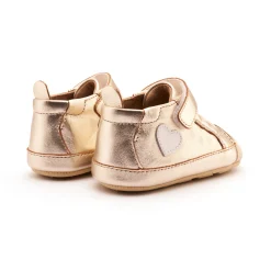 Old Soles Girl's Heartie Casual Shoes - Gold / Nacardo Blanco Best