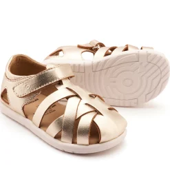 Old Soles Girl's Open Air Sandals - Gold Clearance