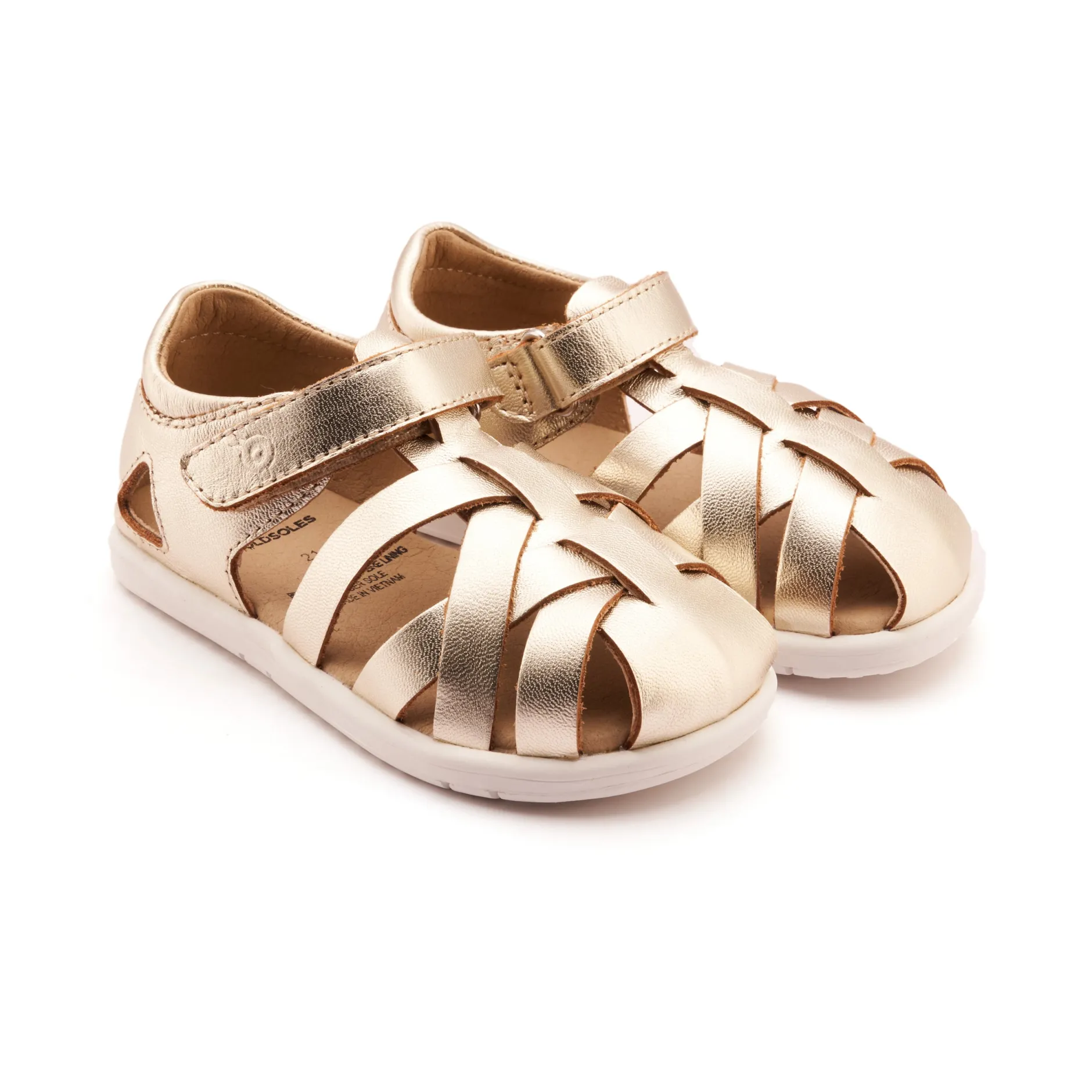 Old Soles Girl's Open Air Sandals - Gold Clearance