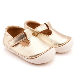 Old Soles Girl's Pave Classic-T Mary Jane Shoes - Gold / Snow Discount