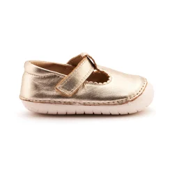 Old Soles Girl's Pave Classic-T Mary Jane Shoes - Gold / Snow Discount