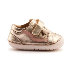 Old Soles Girl's Pave Squiggle Casual Shoes - Gold / Powder Pink Hot