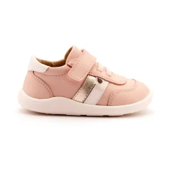 Old Soles Girl's Play Ground Casual Shoes - Powder Pink / Gold / Snow Clearance