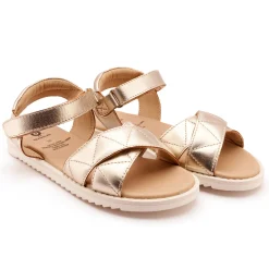 Old Soles Girl's Puff Pop Sandals - Gold Clearance