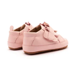 Old Soles Girl's 0087R Frilly Baby Casual Shoes - Powder Pink / Gum Sole Hot