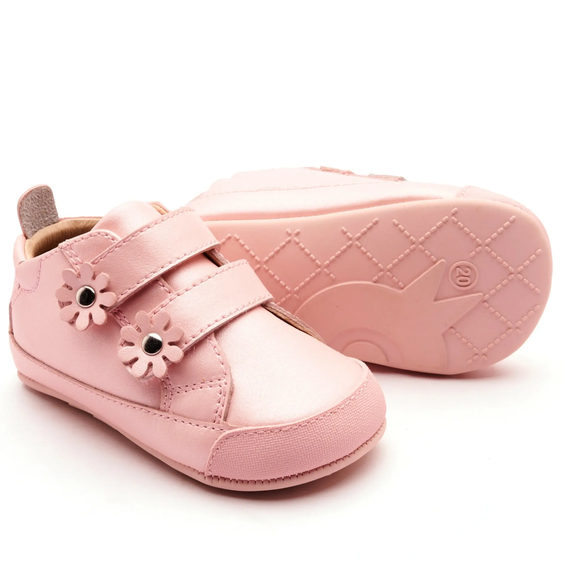 Old Soles Girl's 0084RT Flower Baby Casual Shoes - Nacardo Dalia / Nacardo Dalia Sole New