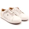 Old Soles Girl's Sash Runner Casual Shoes - Snow / Gold / Glam Argent New