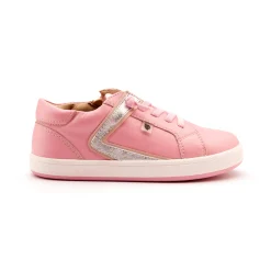 Old Soles Girl's Sash Runner Casual Shoes - Pearlised Pink / Silver / Powder Pink Sale