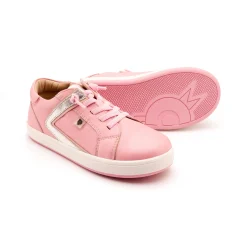 Old Soles Girl's Sash Runner Casual Shoes - Pearlised Pink / Silver / Powder Pink Sale
