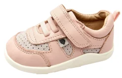 Old Soles Girl's Shizzy Shoes, Powder Pink/Grey Suede Fashion