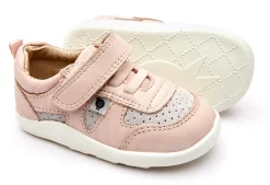 Old Soles Girl's Shizzy Shoes, Powder Pink/Grey Suede Fashion