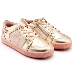 Old Soles Girl's Star Runner Casual Shoes - Gold / Nacardo Dalia / Kiss Online