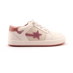 Old Soles Girl's Star Runner Casual Shoes - Snow / Glam Pink / Kiss / Light Pink Online
