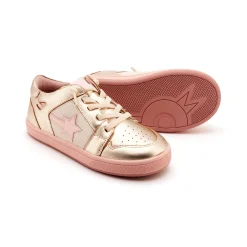 Old Soles Girl's Star Runner Casual Shoes - Gold / Nacardo Dalia / Kiss Online