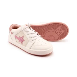 Old Soles Girl's Star Runner Casual Shoes - Snow / Glam Pink / Kiss / Light Pink Online