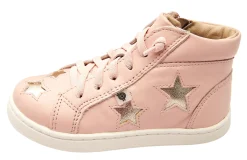 Old Soles Girl's Starey High Top Sneaker, Powder Pink/Gold Sale