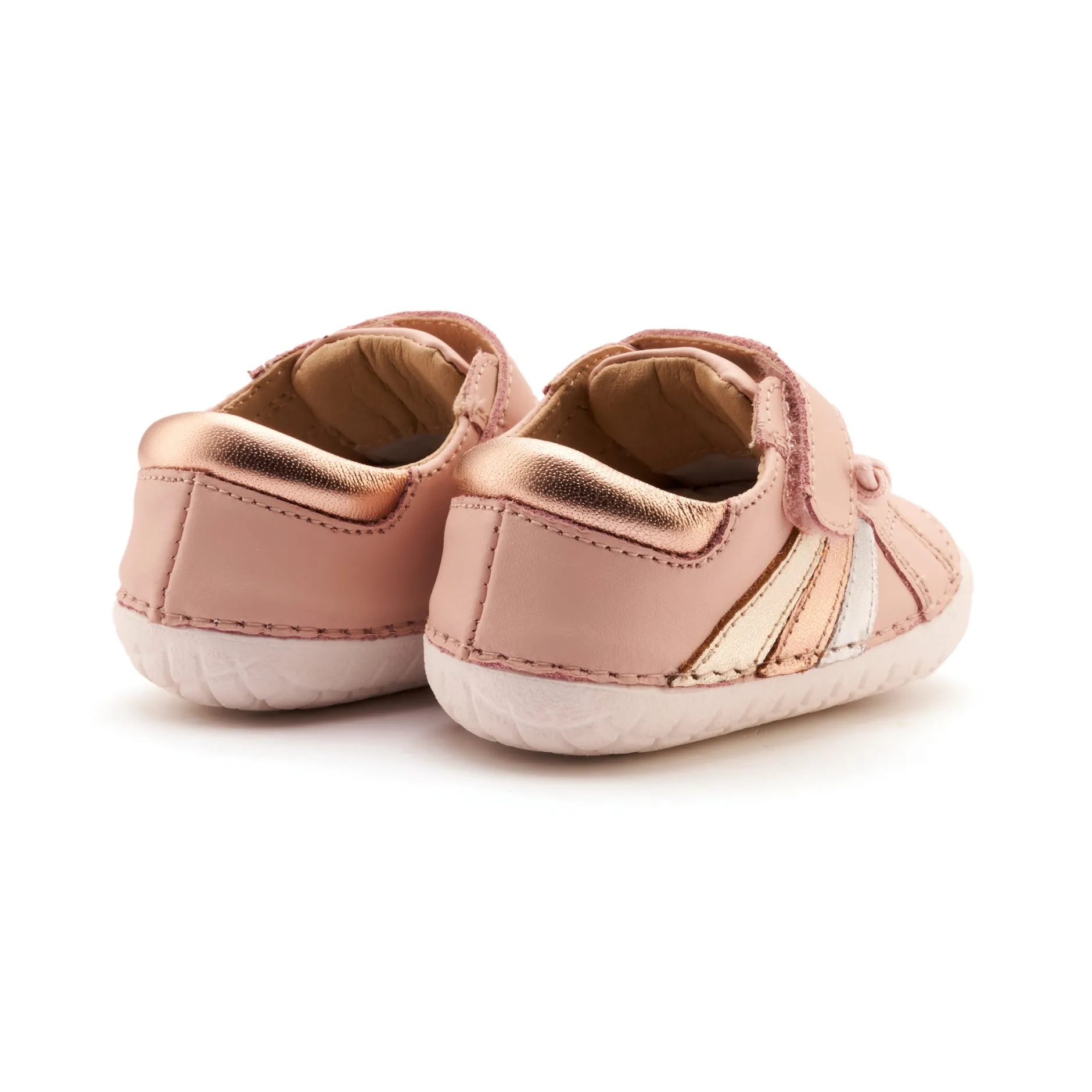 Old Soles Girl's Sun Ray Pave Casual Shoes - Powder Pink Clearance