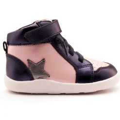 Old Soles Girl's Team Ground Casual Shoes - Nacardo Navy / Nacardo Dalia / Rich Silver Online