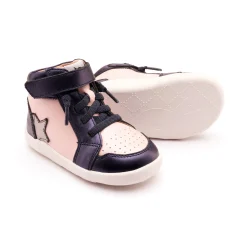 Old Soles Girl's Team Ground Casual Shoes - Nacardo Navy / Nacardo Dalia / Rich Silver Online