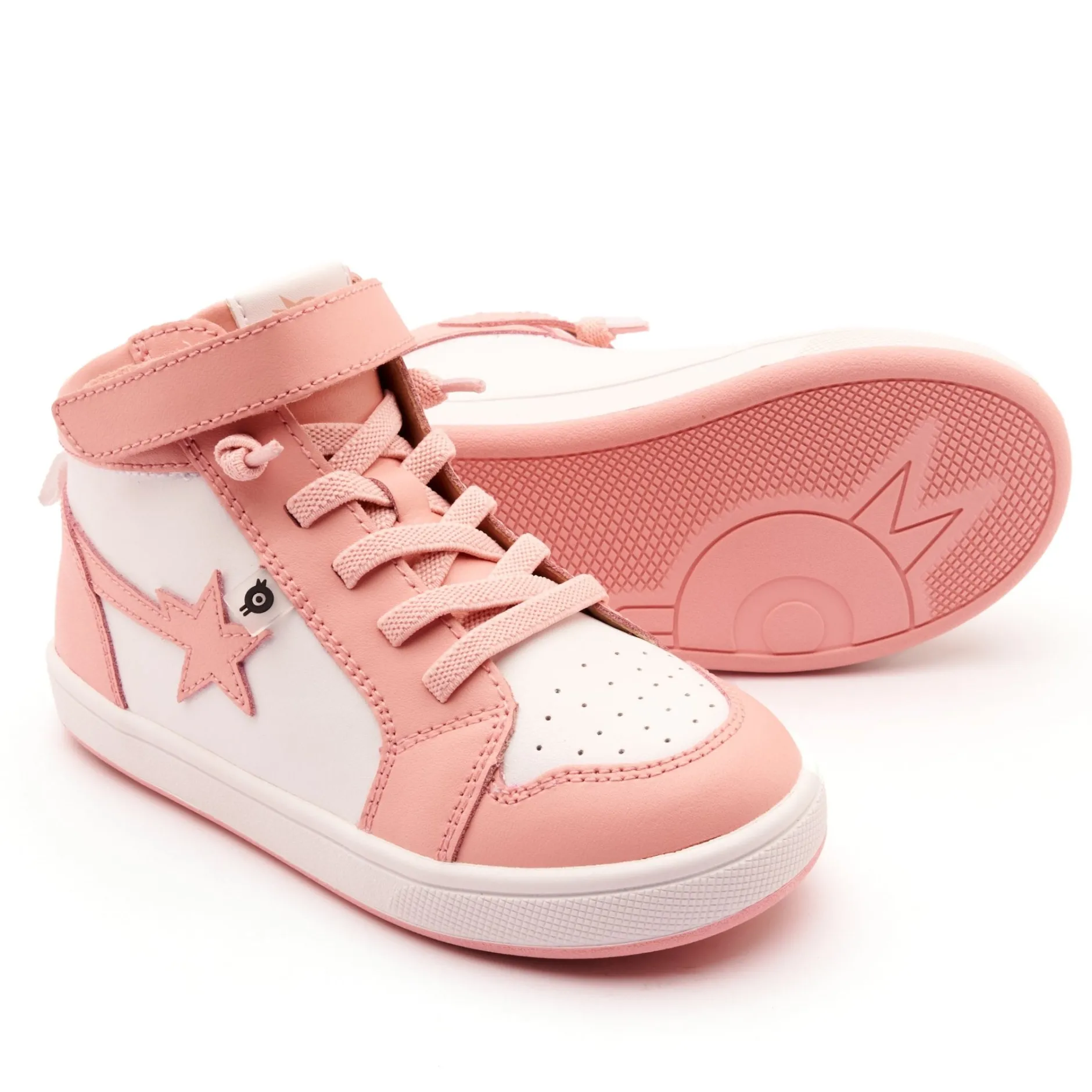 Old Soles Girl's Team Star Casual Shoes - Snow / Cipria / White Cipria Hot