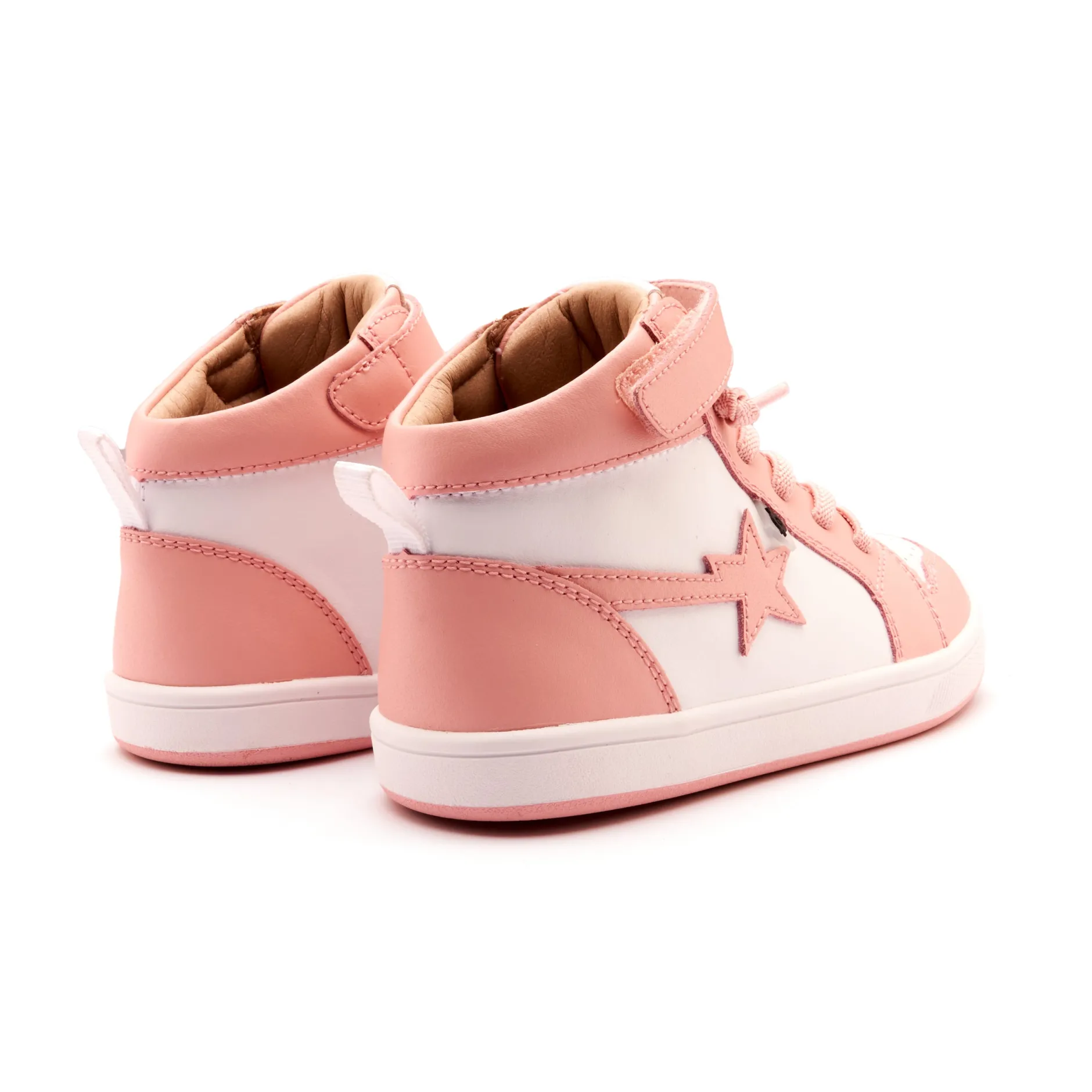 Old Soles Girl's Team Star Casual Shoes - Snow / Cipria / White Cipria Hot