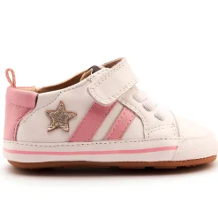Old Soles Girl's Wos Baby Casual Shoes - Snow / Gold / Pearlised Pink Discount