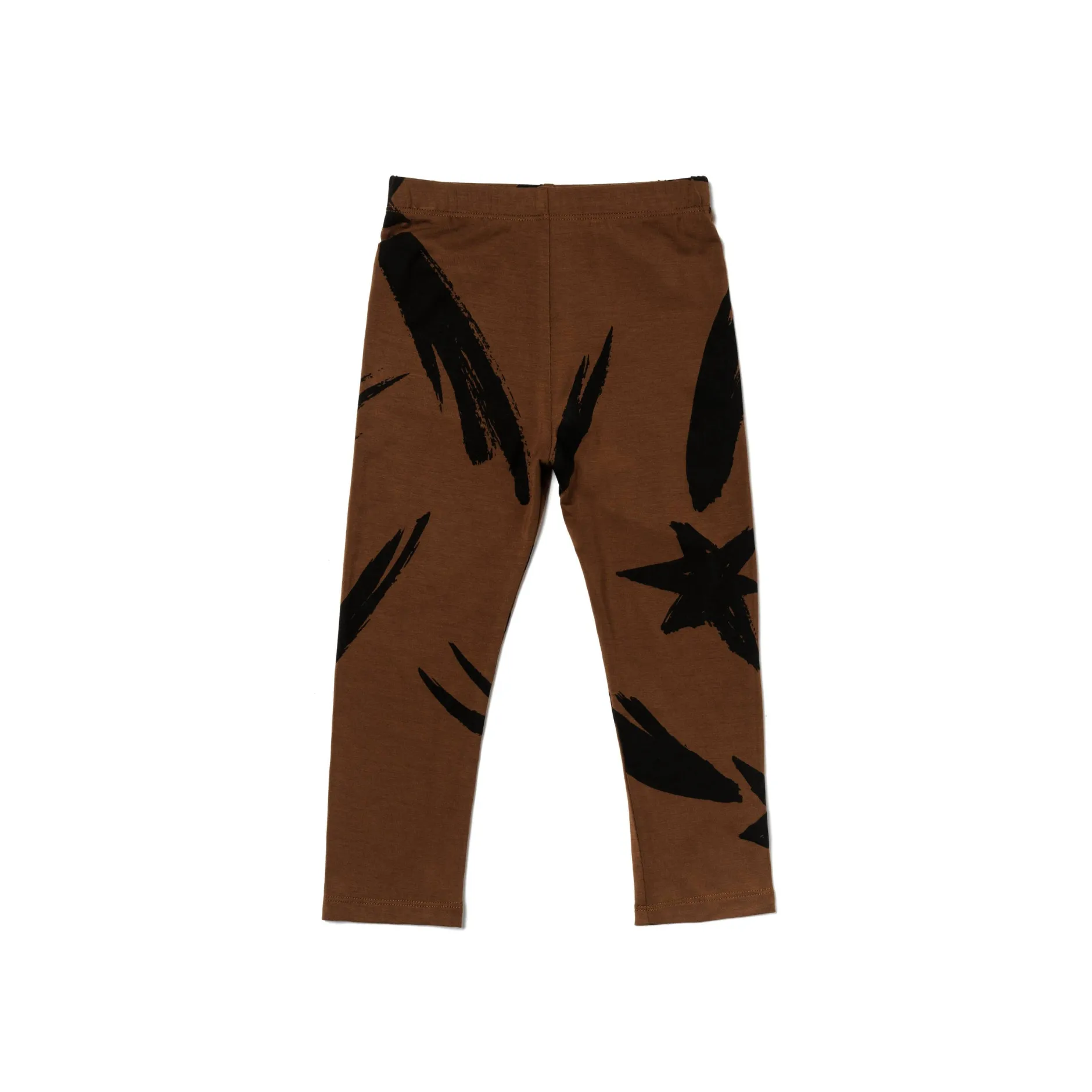 OMAMImini Jersey Leggings - Brown Fashion