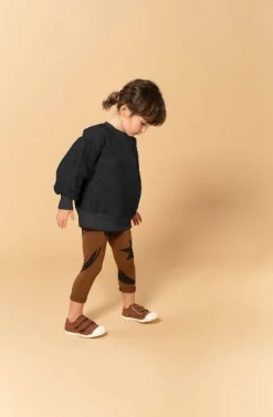 OMAMImini Jersey Leggings - Brown Fashion