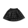 OMAMImini Quilted Faux Leather Skirt - Black Outlet