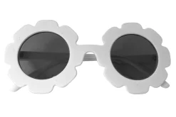 Rainbow Unicorn Birthday Surprise Flower Sunglasses, White Discount