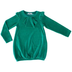 Raspberry Republic Velour Dress Aristodogs Green New