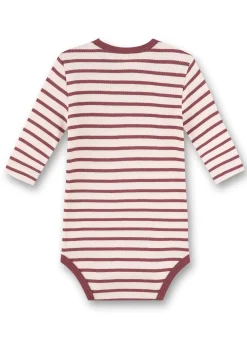 Sanetta Pink Stripe Bodysuit New