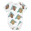 Just Shoes for Kids Sleep No More Dude Organic Baby Bodysuit Hot