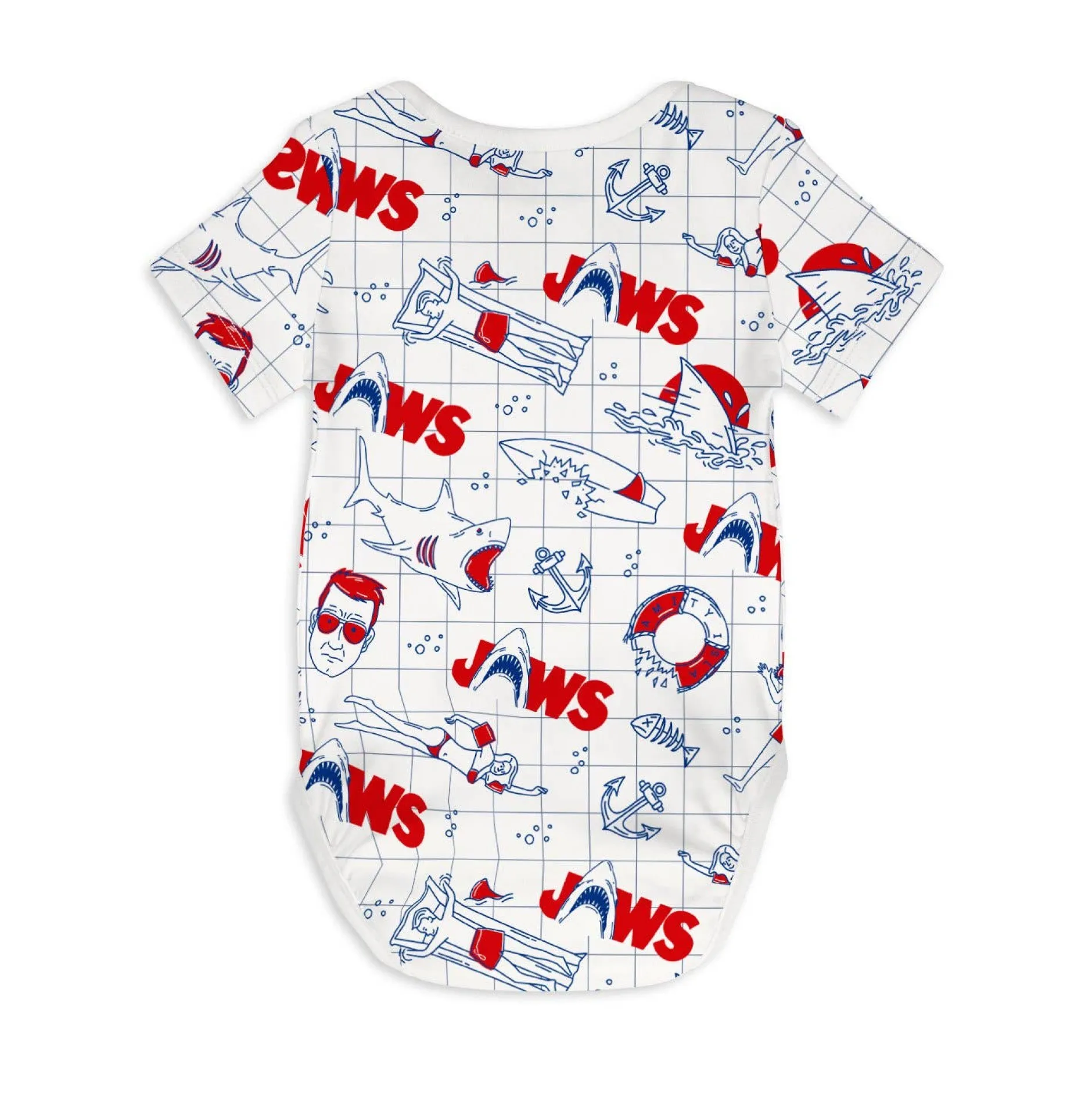 Just Shoes for Kids Sleep No More Jaws Organic Baby Bodysuit Clearance