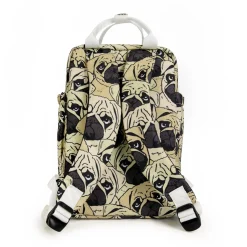 Sleep No More Preschool Backpack, Pug Off Print Best